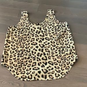 Tank shirt cheetah print
